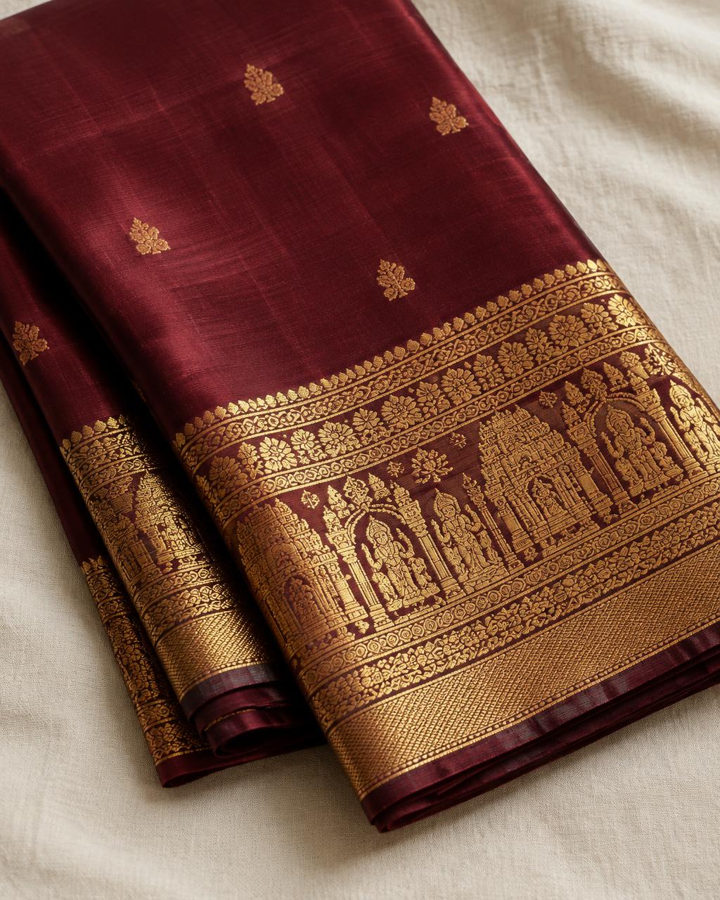 Kanchipuram sari from Tamil Nadu