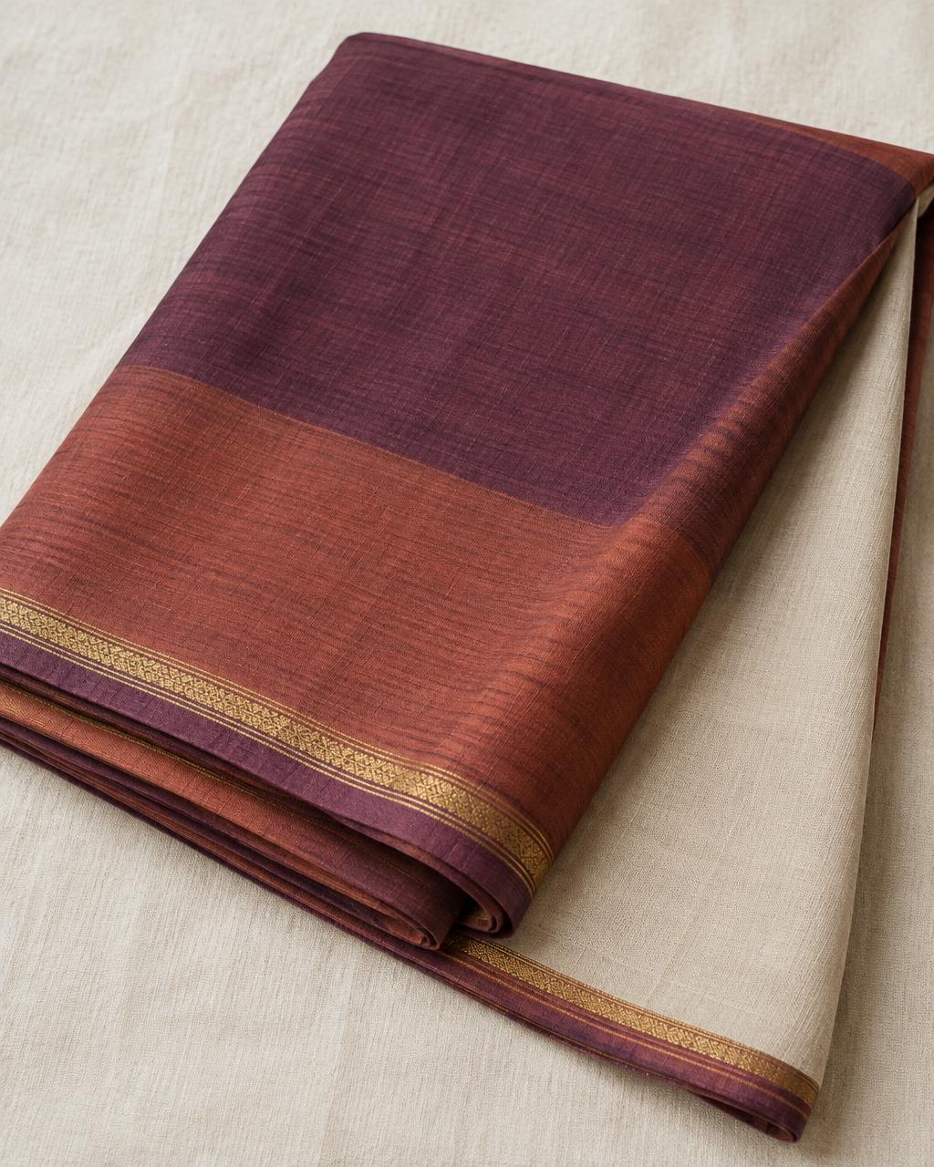 Maheshwari sari from Maheshwar, Madhya Pradesh